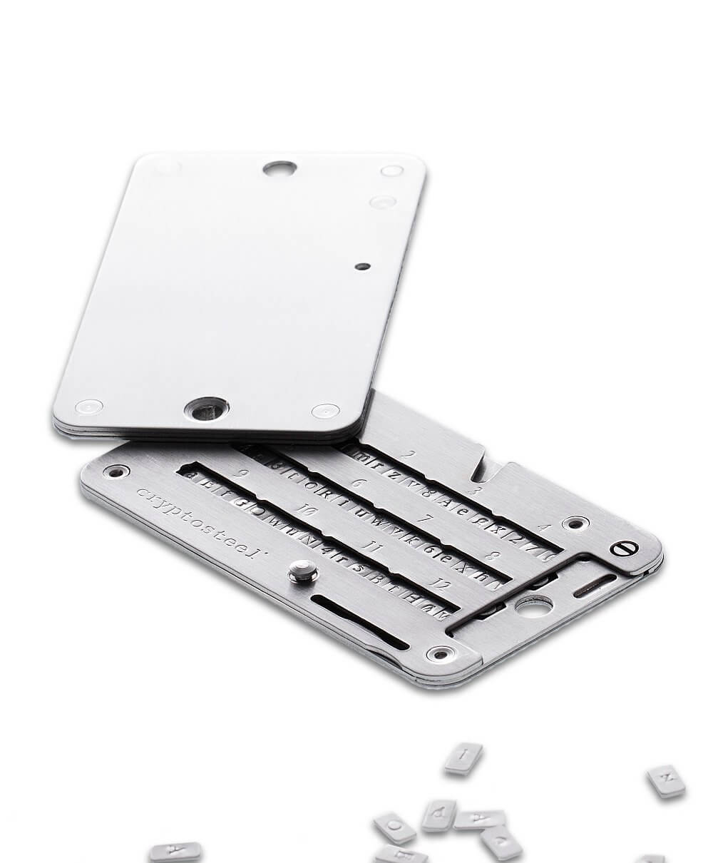 Cryptosteel MNEMONIC kylmäsäilytyslompakko