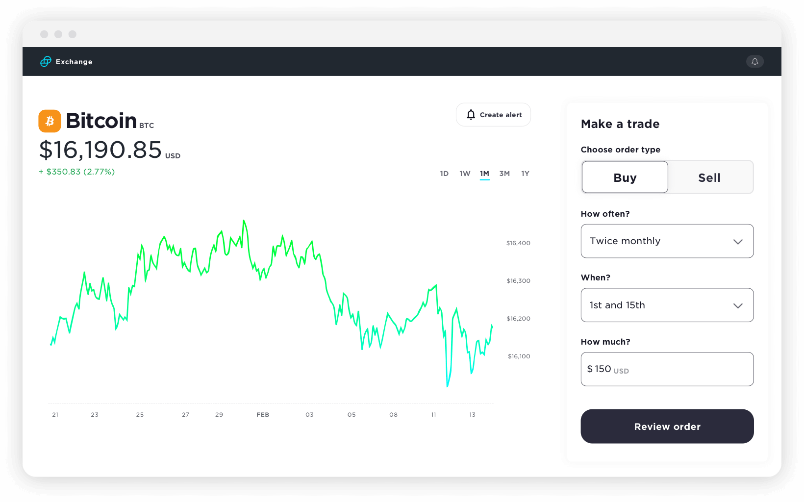 Osta bitcoinia Gemini-pörssistä